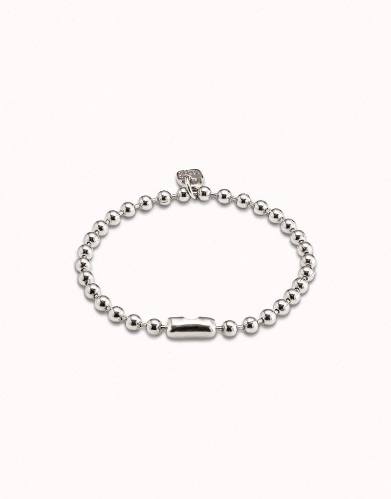 UNOde50 Beaded charm bracelet - Sterling Silver