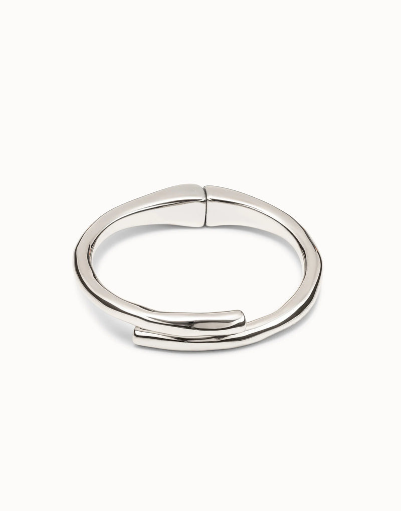 UNOde50 Tubular shaped bangle bracelet - Sterling Silver
