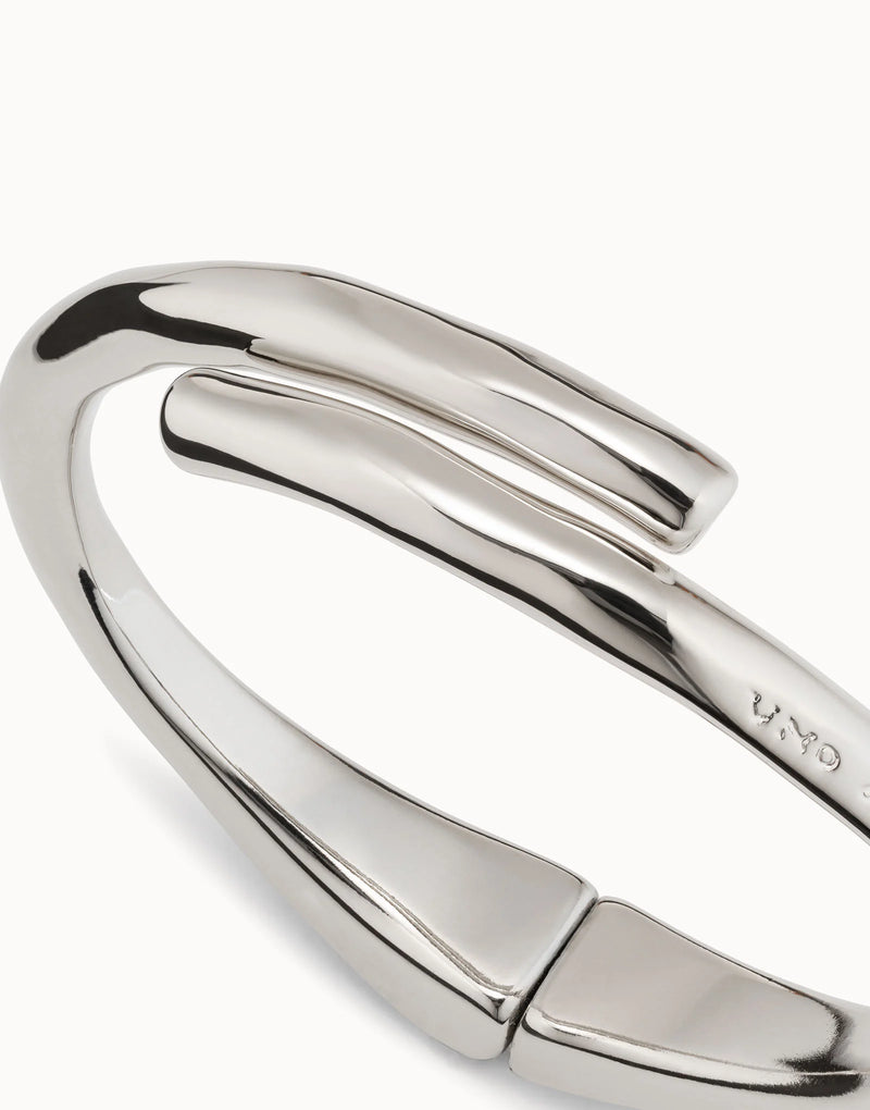 UNOde50 Tubular shaped bangle bracelet - Sterling Silver