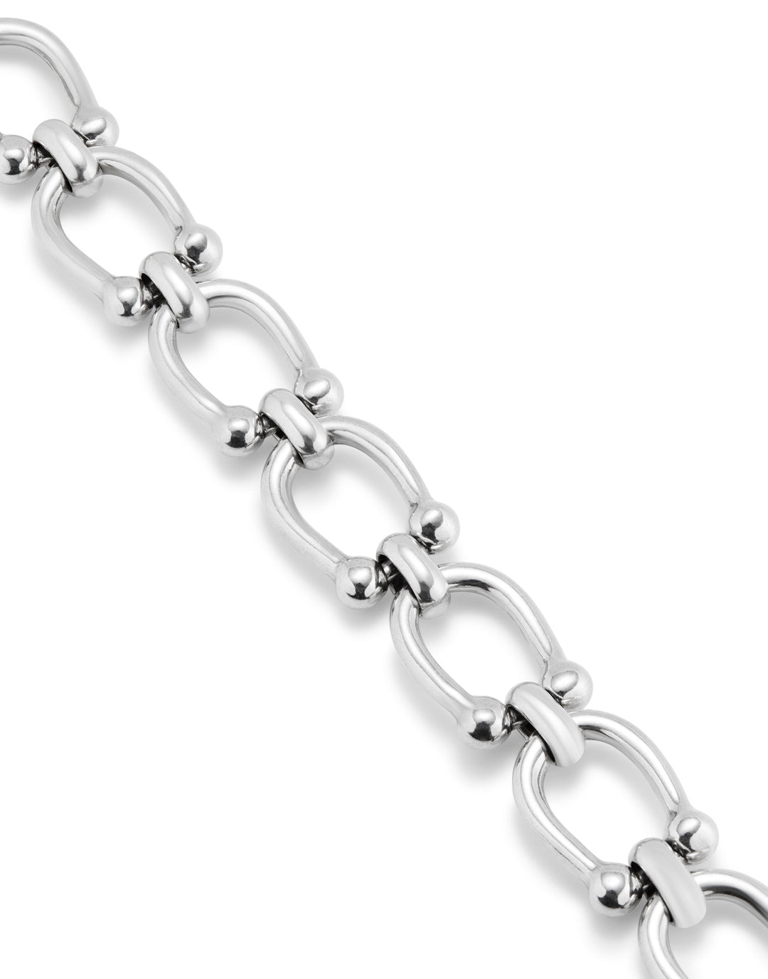 UNODE50 Medium oval link chain bracelet - Silver