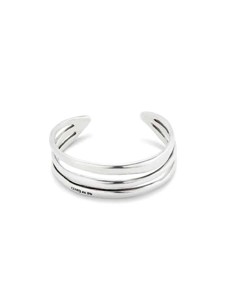 UNOde50 Triple strand cuff bracelet - Sterling Silver