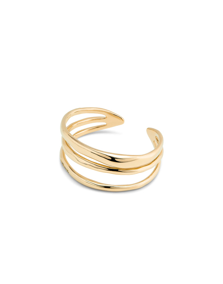 UNOde50 Triple strand cuff bracelet - Gold