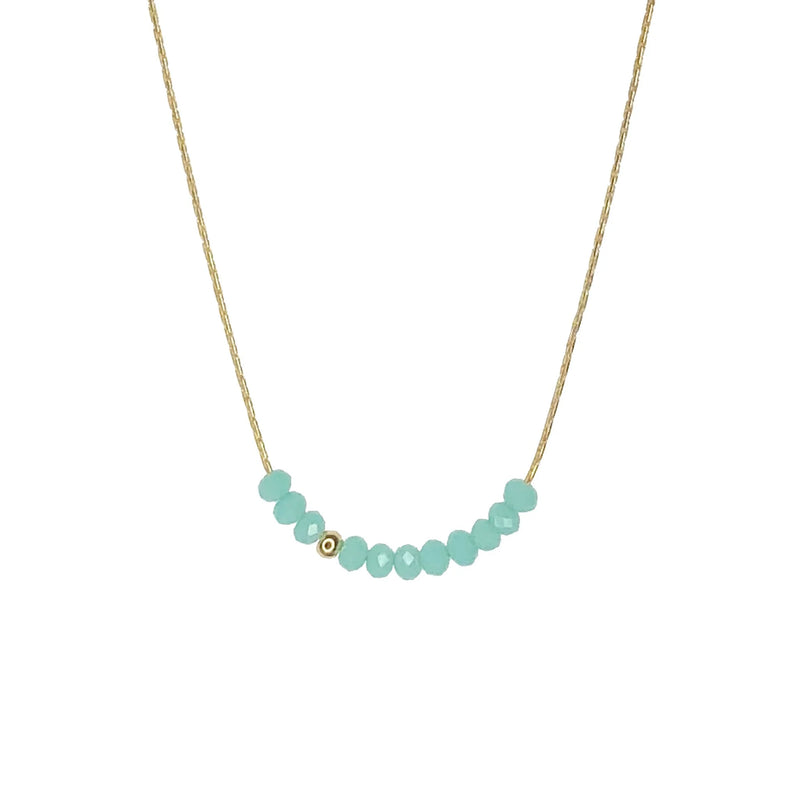 Salty Cali Sprinkle of Cyan ~ Turquoise - Gold