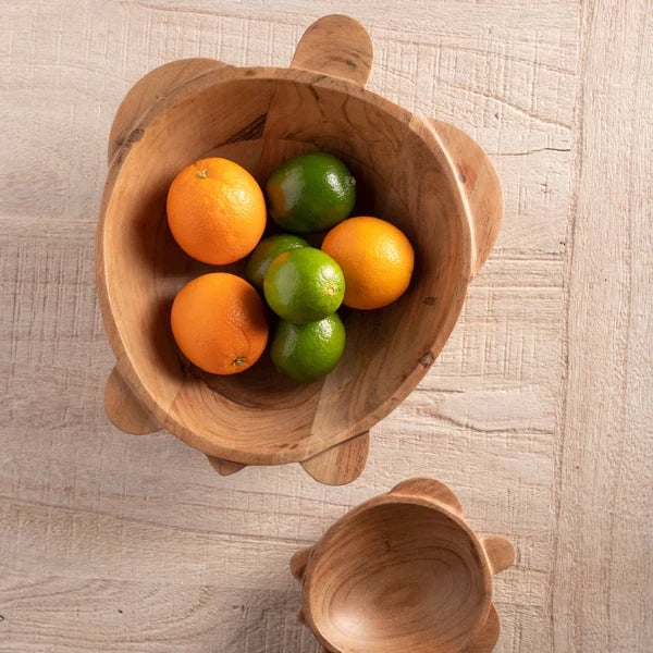 Karma Wood Turtle Bowl Small KA660112S NAT