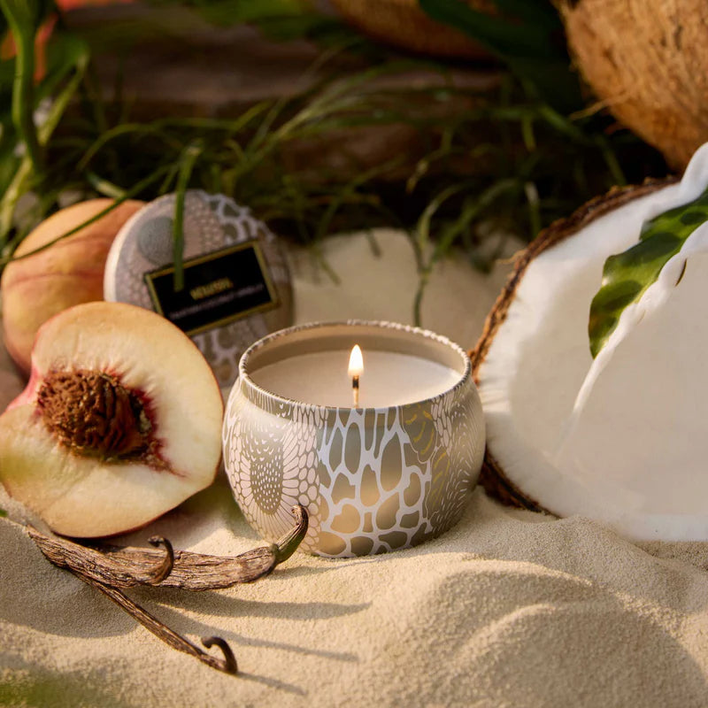 Voluspa - Tahitian Coconut Vanilla Mini Tin Candle