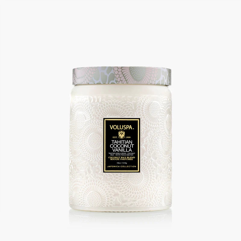 Voluspa - Tahitian Coconut Vanilla 18oz Large  Jar