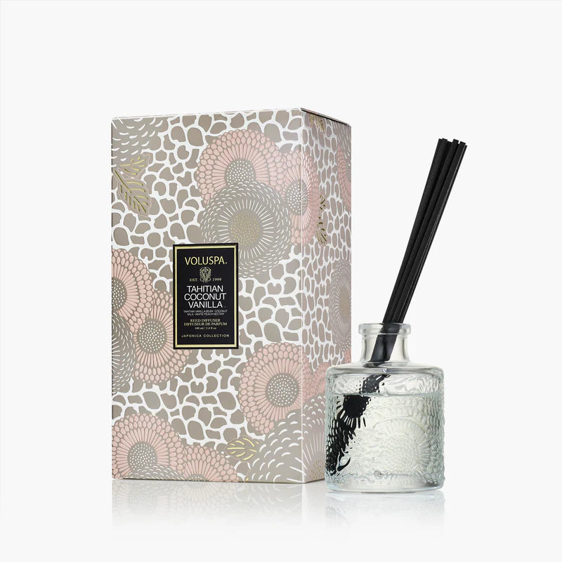 Voluspa - Tahitian Coconut Vanilla Reed Diffuser