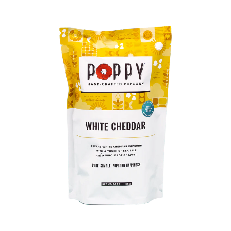 Poppy Popcorn White Cheddar Market Bag