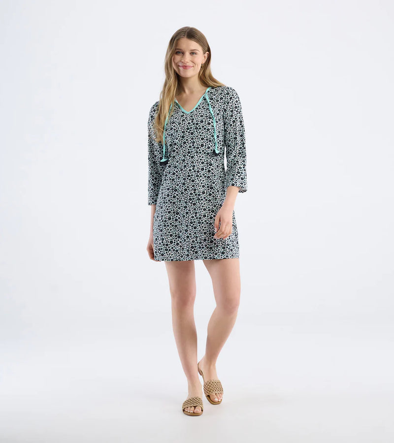 Capelton Road Seaside Beach Dress - Mini Fresh Flowers