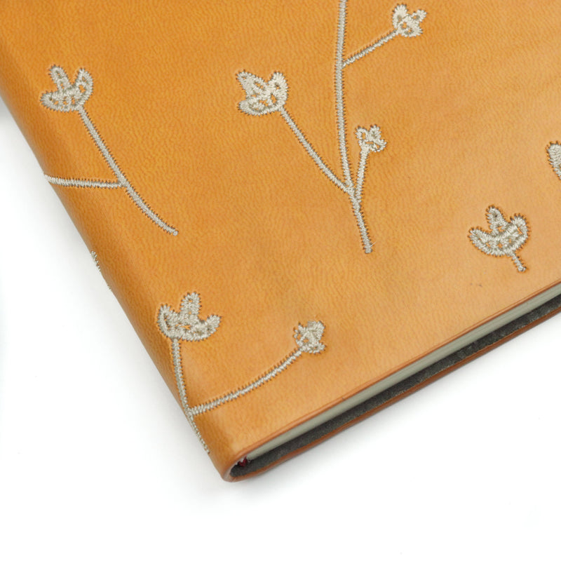 Samantha Embroidered Layflat Journal Notebook