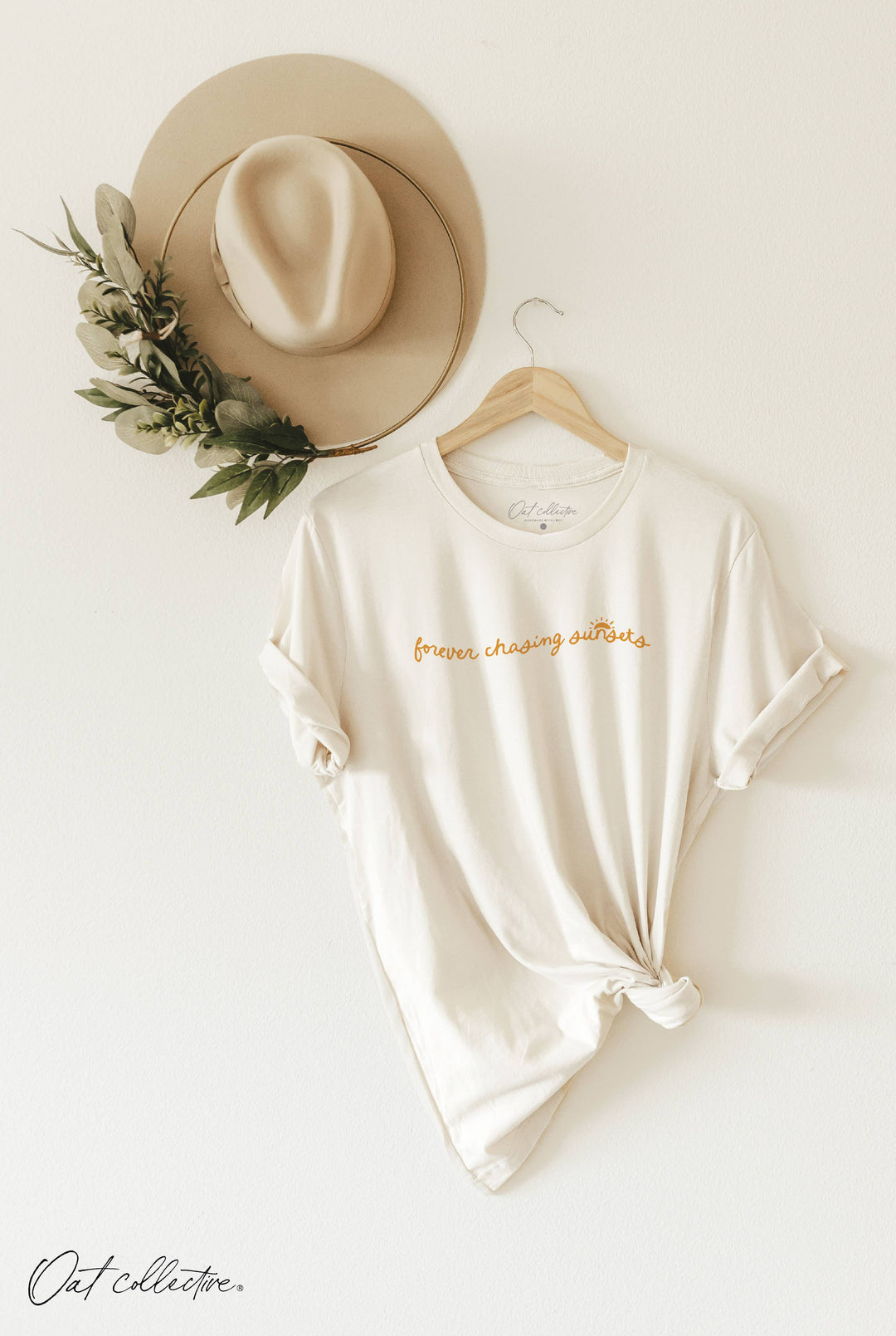 FOREVER CHASING SUNSET Graphic T-shirt