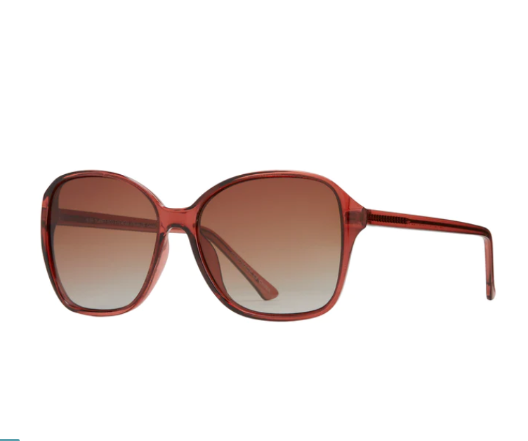 Blue Planet Polarized Sunglasses - Althea Crystal Rose & Gradient Brown