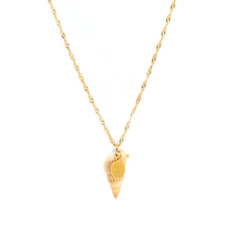 Salty Cali Seashore Pendant Necklace ~ Salty Babes Gold