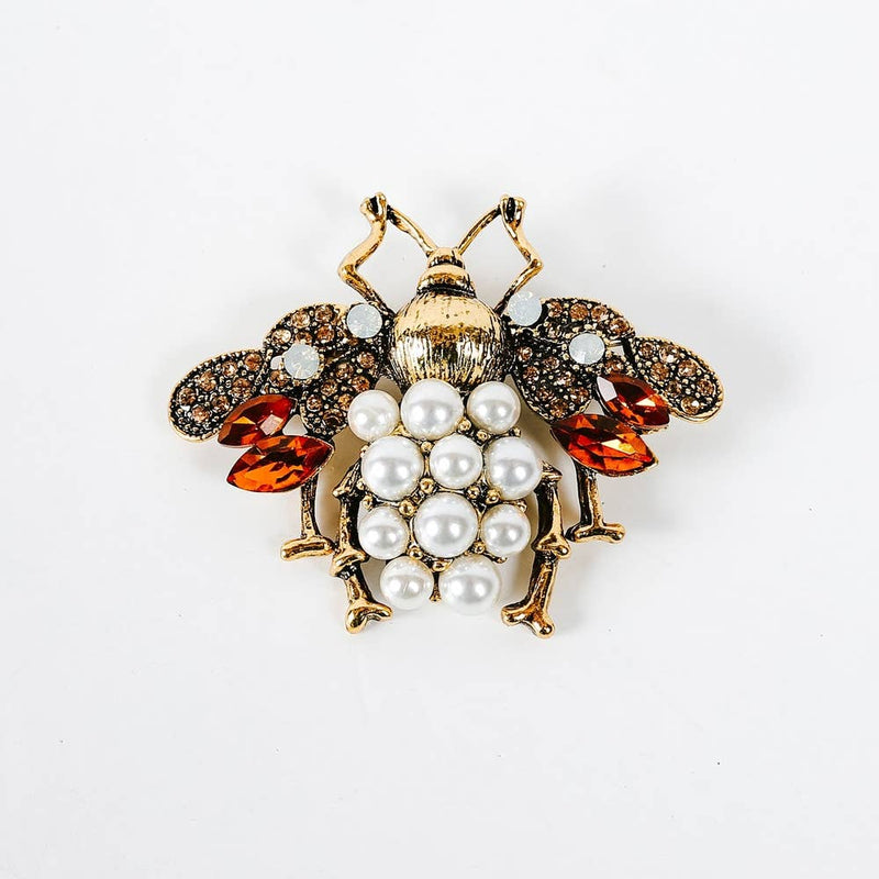 Dazzling Accent Brooch