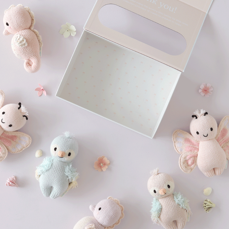 Cuddle+Kind Baby butterfly (petal pink), gives 5 meals