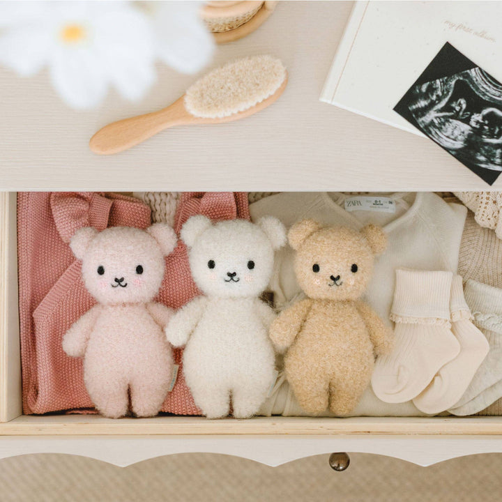 Cuddle+Kind Baby bouclé bear (honey)