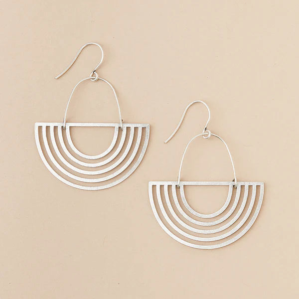 Scout - Refined Earring Collection - Solar Rays - Sterling Silver