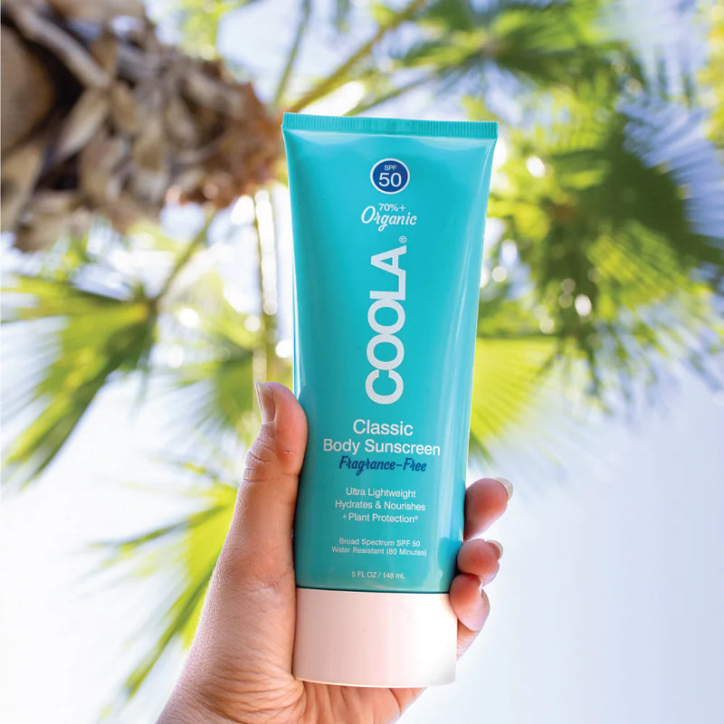 COOLA Classic Body Sunscreen Lotion Fragrance Free SPF50