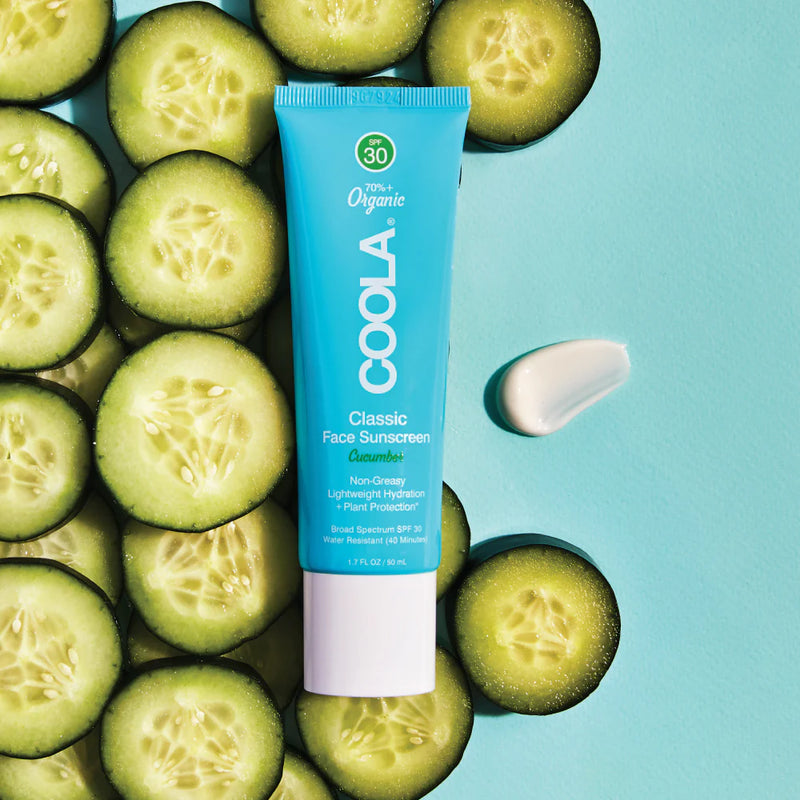 COOLA Classic Face Organic Sunscreen Lotion Cucumber SPF30