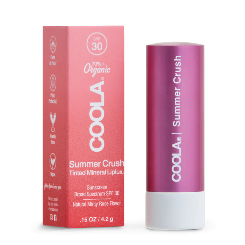 COOLA Mineral Liplux Lip Balm SPF 30 - 3 Shades