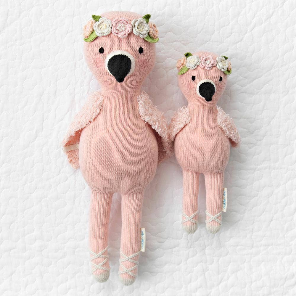 Cuddle+Kind Penelope the flamingo, gives 10 meals
