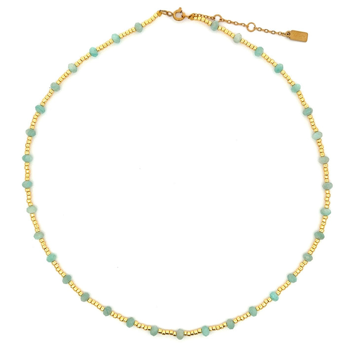 Salty Cali Beaded Gemstone Necklace