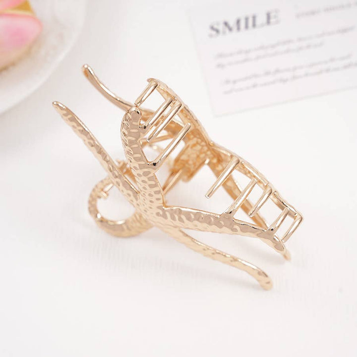 Metal Starfish Hiar Claw Clip
