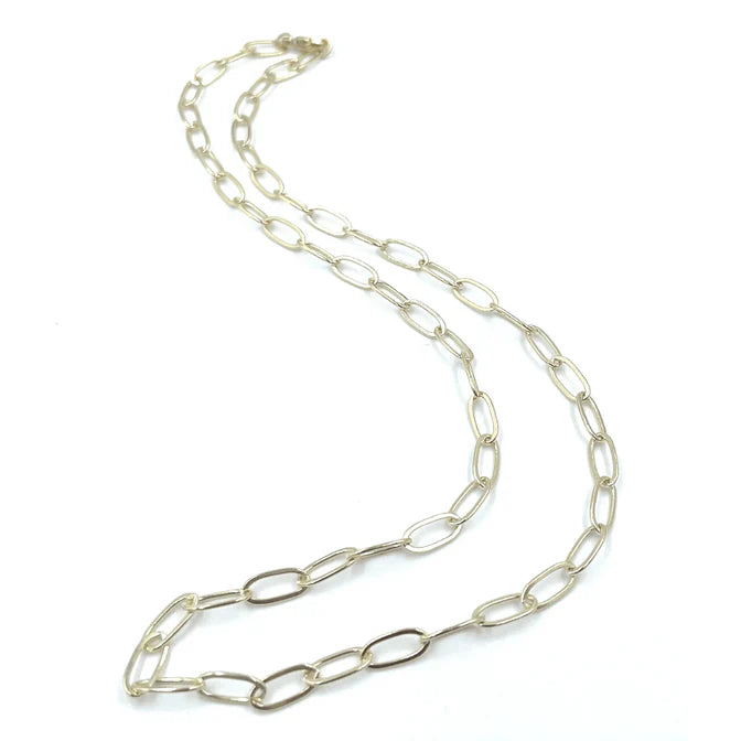 Erin Gray - 14k Gold Filled Paperclip Large Links Necklace - 16"