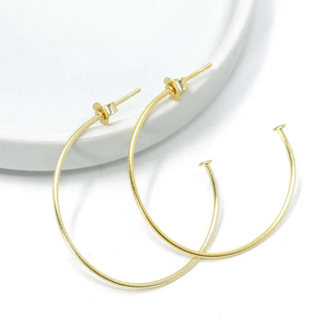 Erin Gray - Hoop No. 04 Small Simple Gold