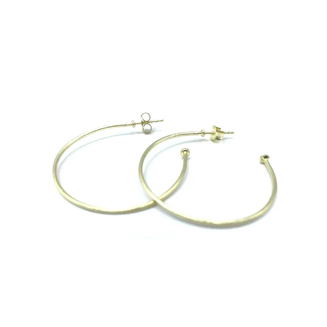 Erin Gray - Hoop No. 04 Small Simple Gold