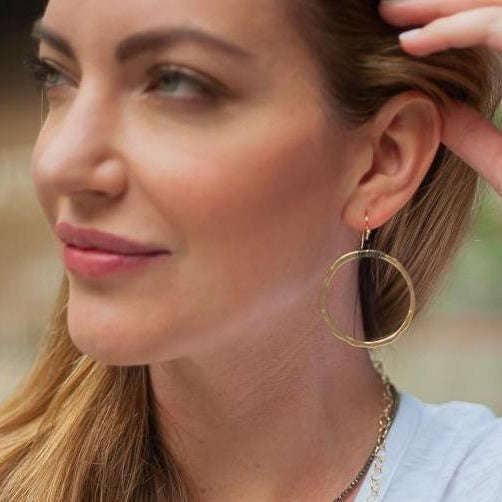 Erin Gray Hoop No. 17 Wire Wrapped