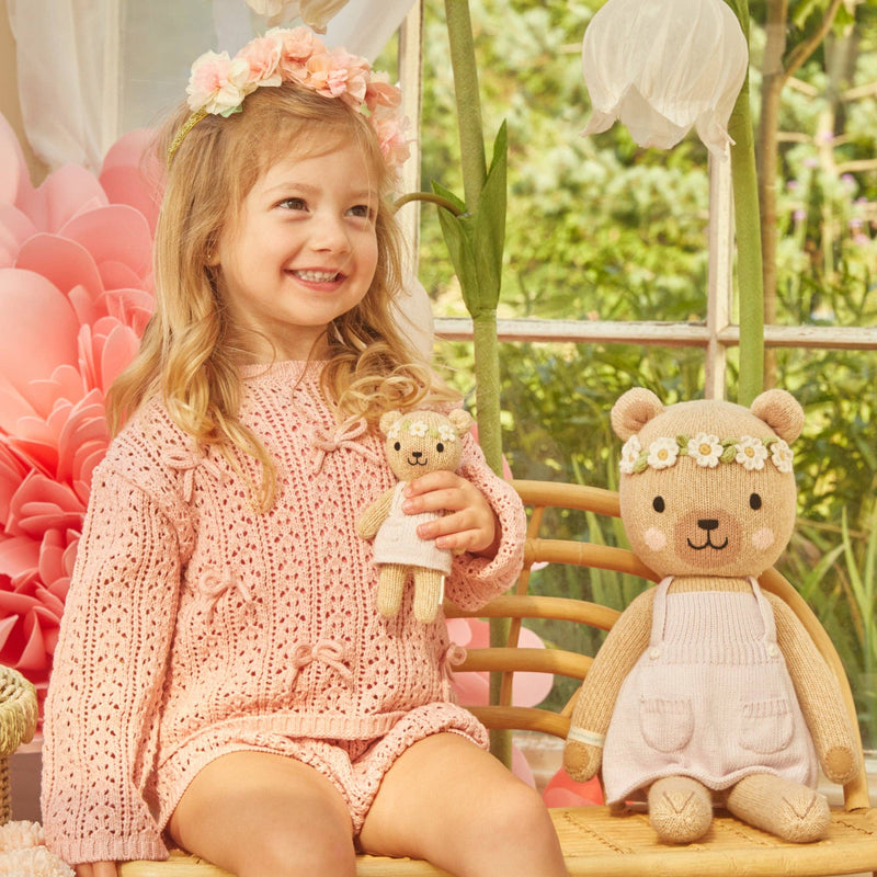 Cuddle+Kind Tiny Olivia the honey bear, gives 10 meals