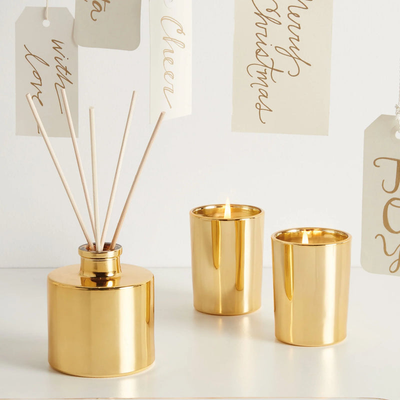 Thymes Frasier Fir Petite Gold Reed Diffuser