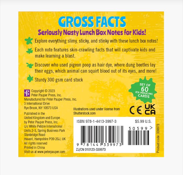 Lunch Box Notes Gross Facts