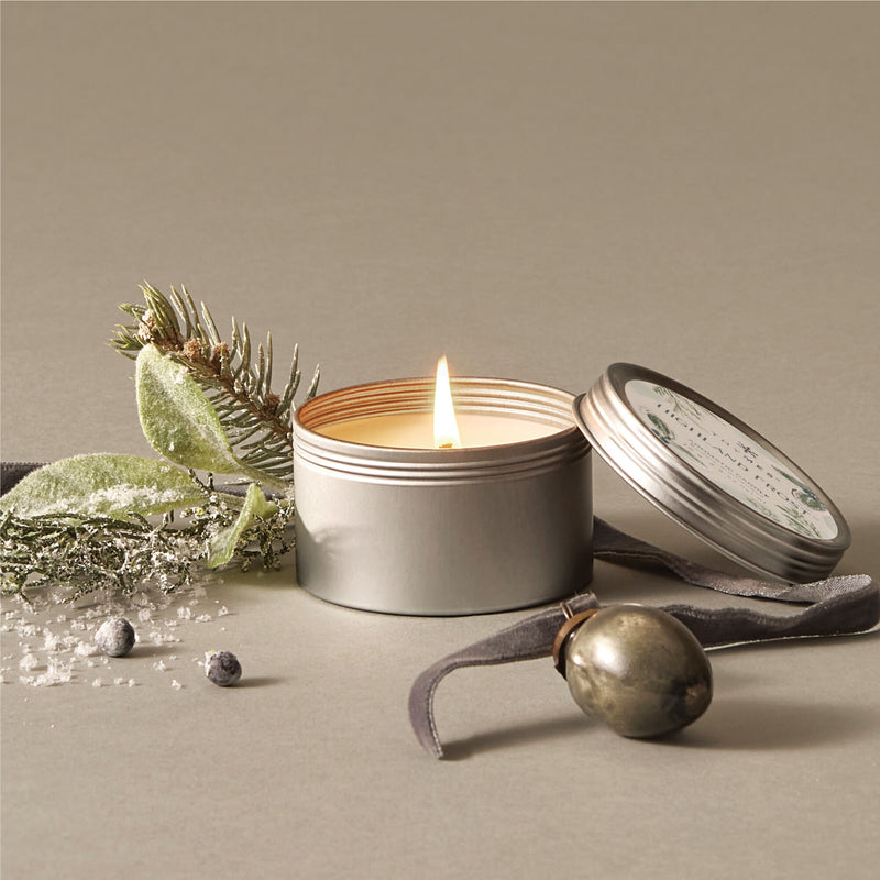 Thymes Highland Frost Travel Tin Candle