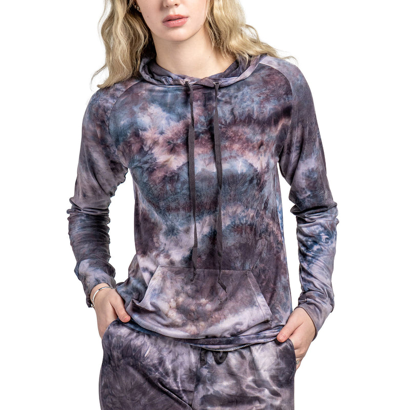 Hello Mello Dyes The Limit Lounge Hoodie - Purple