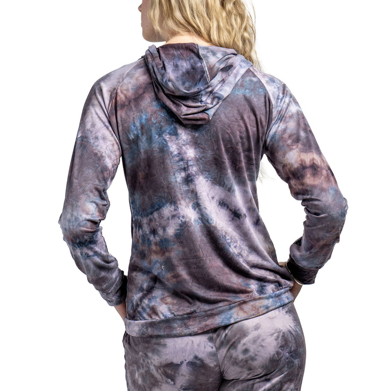 Hello Mello Dyes The Limit Lounge Hoodie - Purple
