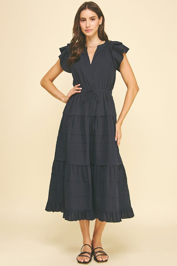 Tiered Maxi Dress - Ink