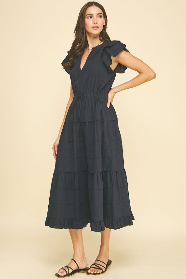 Tiered Maxi Dress - Ink