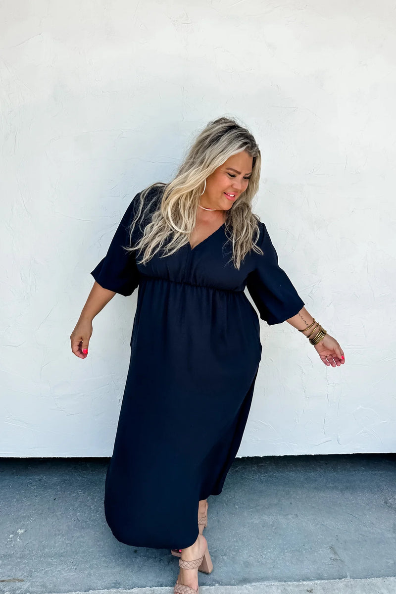 FINAL SALE Gisele Maxi Dress - Black