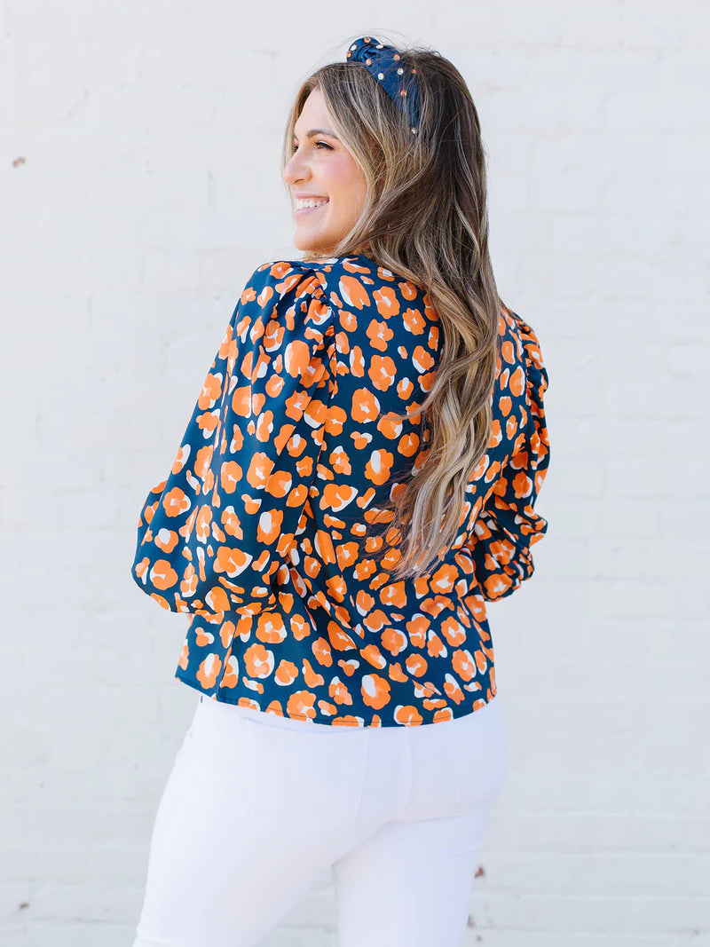FINAL SALE Michelle McDowell - Aspen Walk this Way Top - Navy