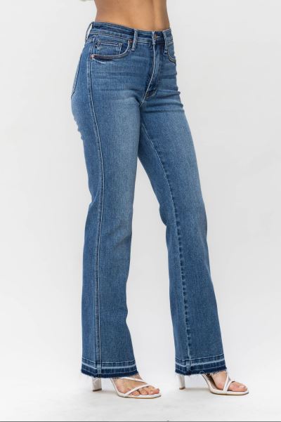 Judy Blue Tummy Control High Waist Control Top Boot Cut - Sizes 0-22W