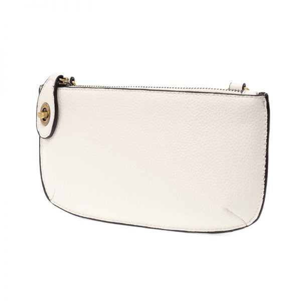 Joy Susan Mini Crossbody Wristlet Clutch - White