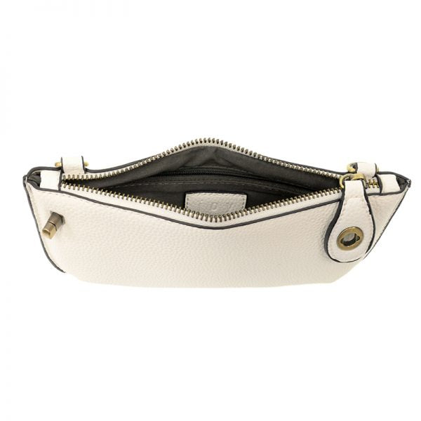 Joy Susan Mini Crossbody Wristlet Clutch - White