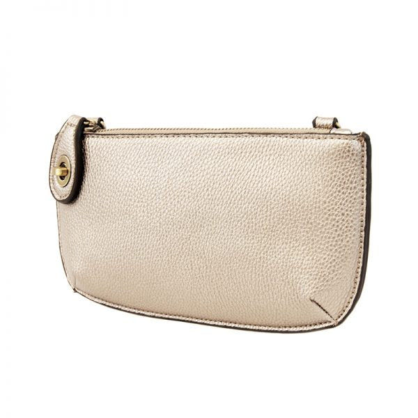 Joy Susan Mini Crossbody Wristlet Clutch - Metallic Pearl