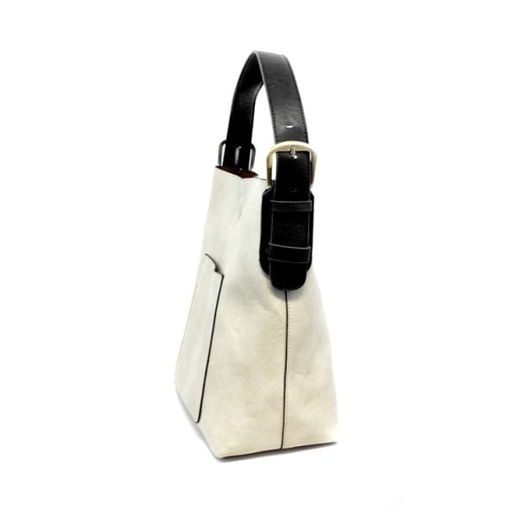Joy Susan Classic Hobo Handbag - Stone