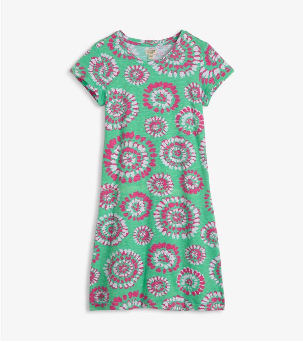 FINAL SALE Capelton Road Crew Neck Tee Dress - Mandala