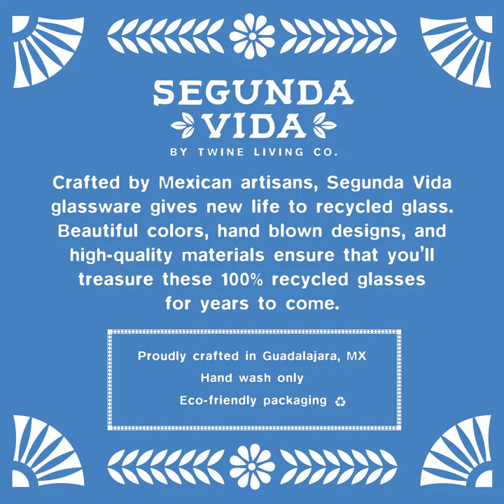 FINAL SALE Segunda Vida Primavera Margarita Glasses