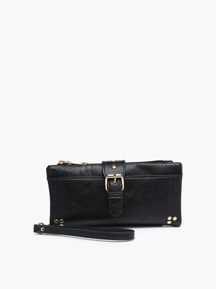 Cadence Buckle Wallet - Black
