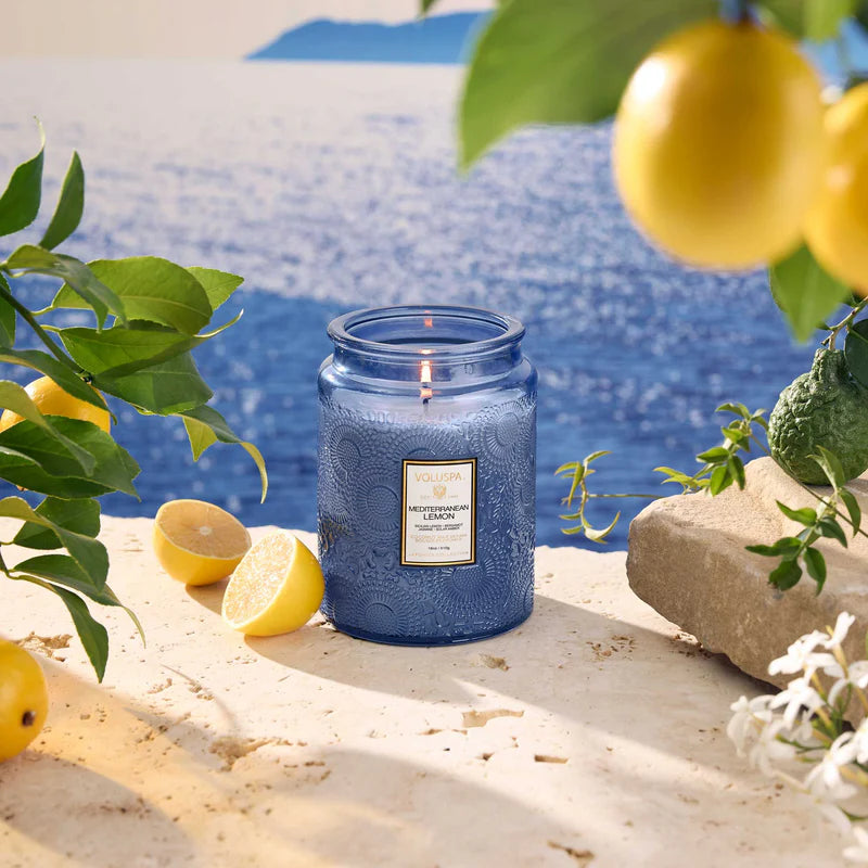 Voluspa - Mediterranean Lemon 18oz Large Jar